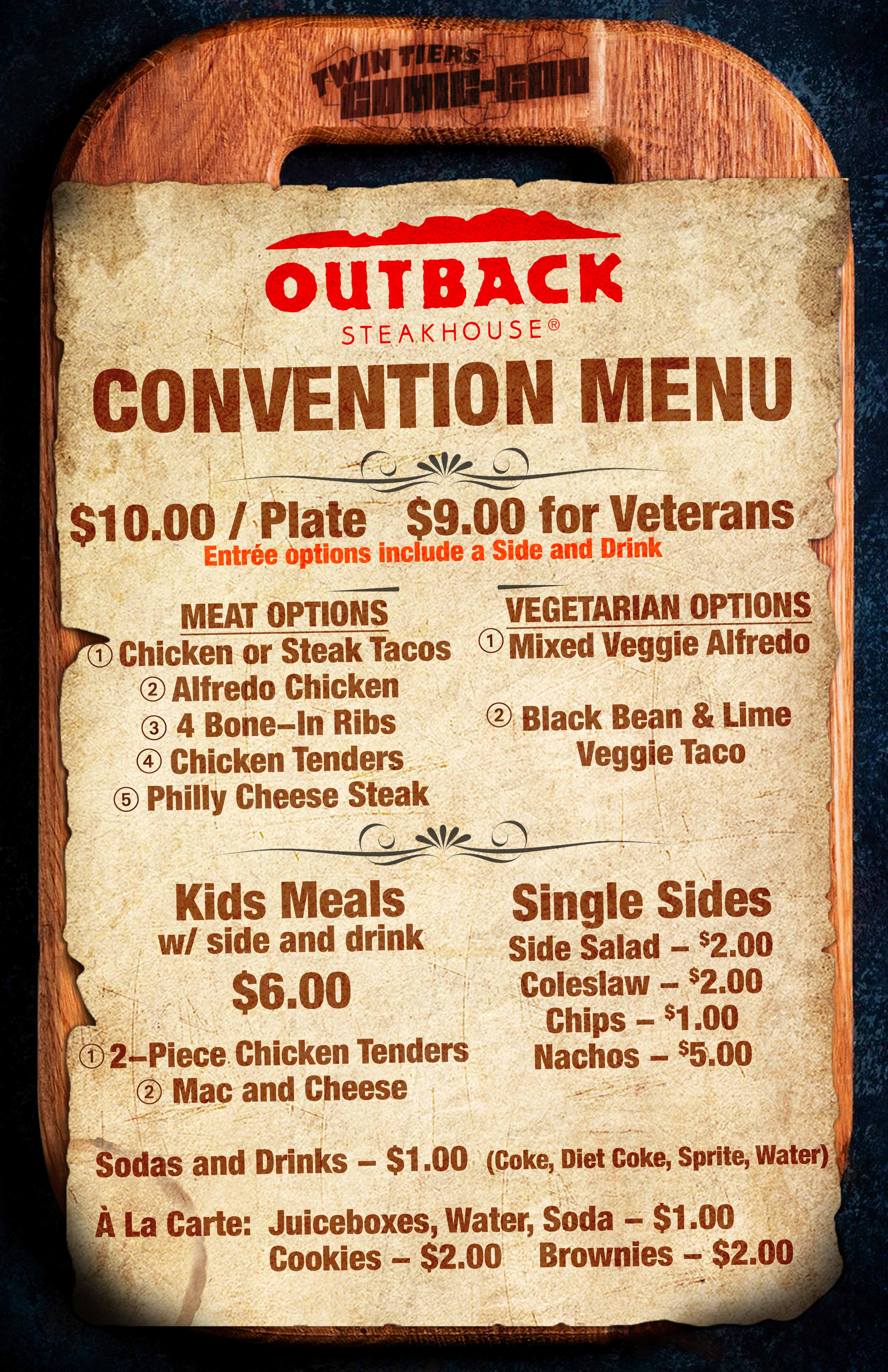 2019 Food Vendor Menu